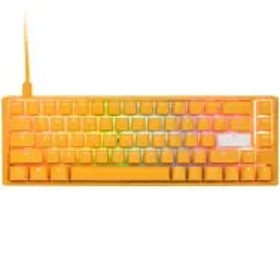11. Ducky One 3 Yellow SF klawiatura Gaming USB US English Żółty