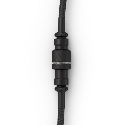 4. Glorious GMMK Coiled Cable Phantom Black, Spiralkabel, USB-C/USB-A, czarny