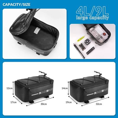 2. Rockbros torba rowerowa na bagażnik wodoodporna