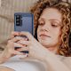 7. Etui silikonowe Carbon Case do Samsung Galaxy A26 - niebieskie