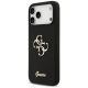 2. Etui Guess Silicone Big 4G Script na iPhone 17 Pro Max - czarne