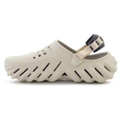 4. CROCS X - (ECHO) CLOG BONE/BLACK 207937-2YJ