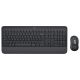 4. Logitech Signature MK650 Combo For Business klawiatura Dołączona myszka Biuro Bluetooth QWERTY Amerykański międzynarodowy Grafitowy