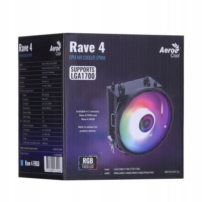 3. Chłodzenie AEROCOOL PGS RAVE 4 FRGB PWM 4P