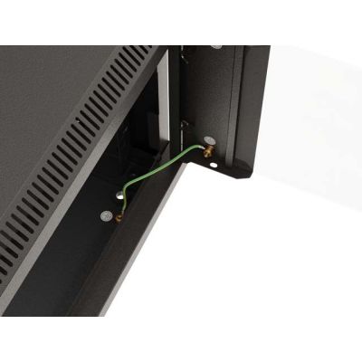 6. LANBERG SZAFA INSTALACYJNA RACK WISZĄCA 19" 12U 540X350 CZARNA DRZWI PRZESZKLONE (FLAT PACK)
