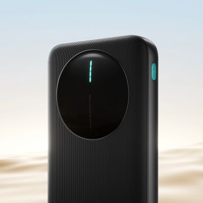12. Powerbank Joyroom JR-PBF12 Pro 22,5W 10000mAh z wyświetlaczem cyfrowym 2x USB-A 1x USB-C - czarny