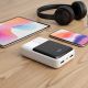 6. EVERACTIVE POWERBANK 20 000MAH, 2X USB, 1X USB-C 22,5W, QC4+, WYŚWIETLACZ LCD, BIAŁY EB-20Q