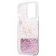 7. Guess GUHCP13XLG4GPI iPhone 13 Pro Max 6,7" różowy/pink hardcase 4G Big Liquid Glitter