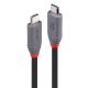 6. Lindy kabel USB USB4 Gen 3x2 0,8 m USB C Czarny