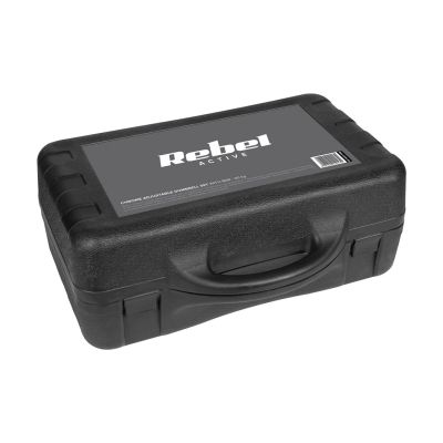 6. REBEL ACTIVE HANTLE REGULOWANE CHROMOWANE W WALIZCE Z GRYFEM, ZESTAW 30 KG