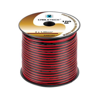 2. Kabel głośnikowy 1,5mm czarno-czerwony