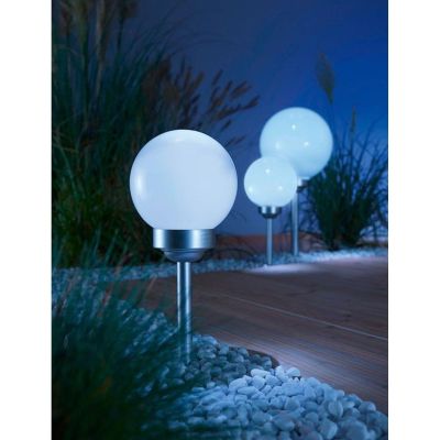 21. LAMPA SOLARNA KULA MLECZNA 30x62CM