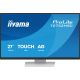 4. iiyama ProLite T2752MSC-W1AG monitor komputerowy 68,6 cm (27") 1920 x 1080 px Full HD LCD Ekran dotykowy Biały