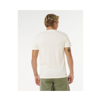 3. Koszulka męska RIP CURL Vaporcool Search 3 Stacks Tee biała