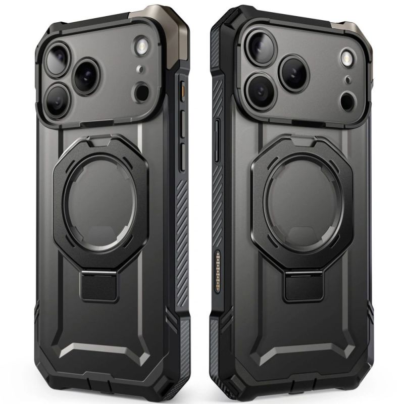 2. Etui Supcase UB Grip Mag MagSafe na iPhone 18 Pro / 17 Pro - czarne