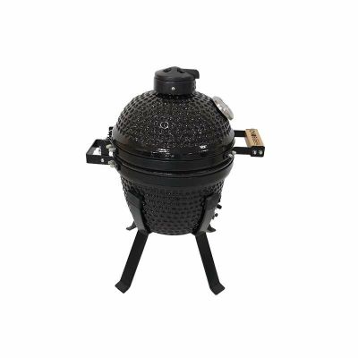 3. Kamado Bono Picnic Ceramic Grill 13” Kamado barbecue/grill Wózek Węgiel drzewny (paliwo) Czarny