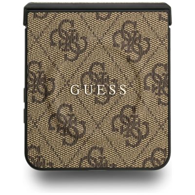 5. Etui Guess 4G Classic MagSafe na Samsung Galaxy Z Flip 7 - brązowe