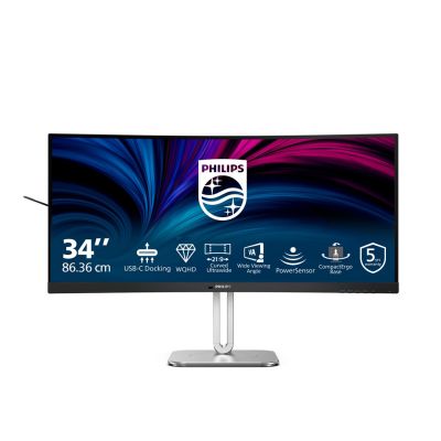 2. Philips 5000 series 34B2U5600C/00 monitor komputerowy 86,4 cm (34") 3440 x 1440 px Dual QHD LCD Szary