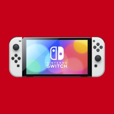30. Nintendo Switch OLED przenośna konsola do gier 17,8 cm (7") 64 GB Ekran dotykowy Wi-Fi Czarny, Biały