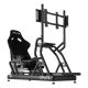 3. Oplite OP-R8-SMSB uchwyt / stojak do monitorów 144,8 cm (57") Biurko Czarny