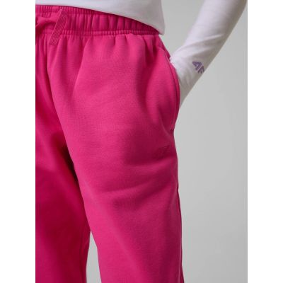 4. Spodnie dresowe joggery dziewczęce 4F 4FJRSS26TTROF1795-12S