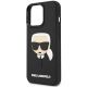 6. Etui Karl Lagerfeld 3D Rubber Karl's Head na iPhone 14 Pro - czarne
