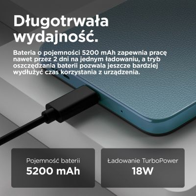 20. Smartfon Motorola Moto E15 2/64GB Misty Blue