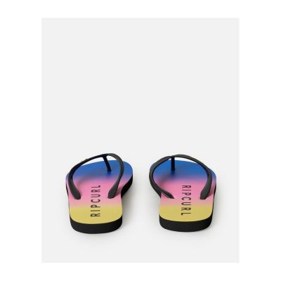2. Japonki plażowe RIP CURL Lazed Fade Bloom Open Toe - Bo turkusowe