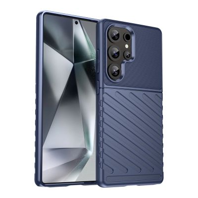 Thunder Case etui do Samsung Galaxy S25 Ultra silikonowy pancerny pokrowiec - niebieskie