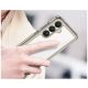 7. Etui silikonowe Outer Space Case z żelową ramką do Samsung Galaxy S25 - przezroczysto-czarne