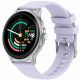 2. Smartwatch Damski GRAVITY GT12-6 Fioletowy Pasek Silikonowy + Srebrna Bransoleta