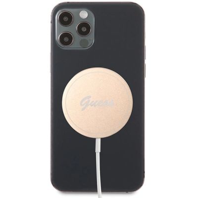 2. Ładowarka indukcyjna Guess 15W MagSafe - złota