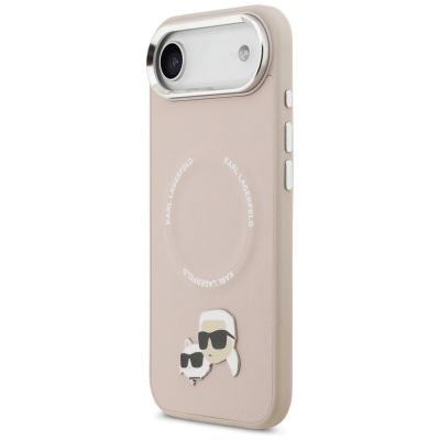 2. Etui Karl Lagerfeld Karl & Choupette Pins MagSafe do iPhone Air różowe