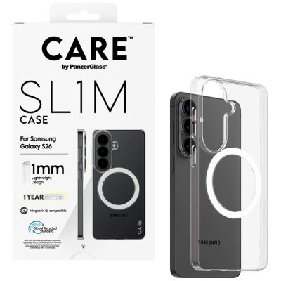 4. Etui CARE by PanzerGlass SL1M na Samsung Galaxy S26 - przezroczyste