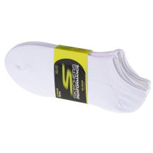 Skechers 3pk No Show Stretch Socks S101715-WHT Białe 41-46