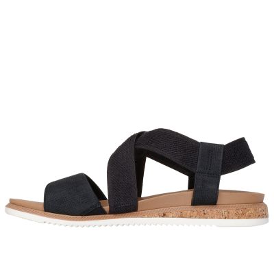 6. Skechers damskie sandały DESERT KISS LOW 114705 BLK