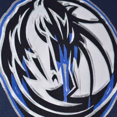 4. Koszulka Nike Dallas Mavericks Essential Dry T-shirt Chrome Logo College Navy - CZ7252-419