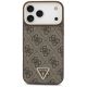 3. Etui Guess 4G Triangle Logo MagSafe na iPhone 17 Pro Max - brązowo-złote
