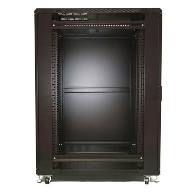 4. Extralink Szafa rack 27U 600x1000 Czarna stojąca