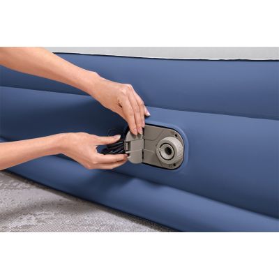 6. Bestway 67630 / 23 dmuchany materac Podwójny materac Niebieski, Biały Unisex