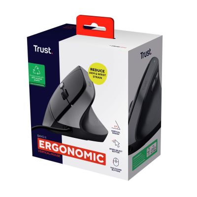 8. Mysz TRUST BAYO II ERGONOMIC MOUSE BLK (25144)