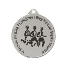 Medal stalowy grawerowany laserem- RMI