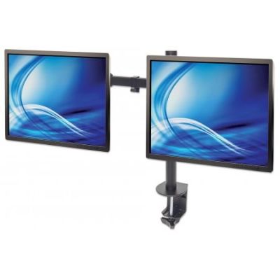 4. MANHATTAN Monitorarm fĂĽr 2 Displays 13"-32" bis 8kg pro Disp