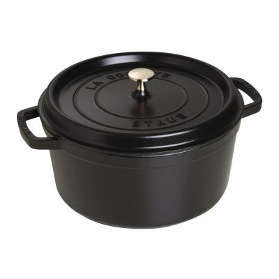 10. Garnek żeliwny okrągły STAUB 40500-281-0 - czarny 6.7 ltr