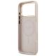 7. Etui Guess Peony Hot Stamp MagSafe na iPhone 17 Pro Max - różowe
