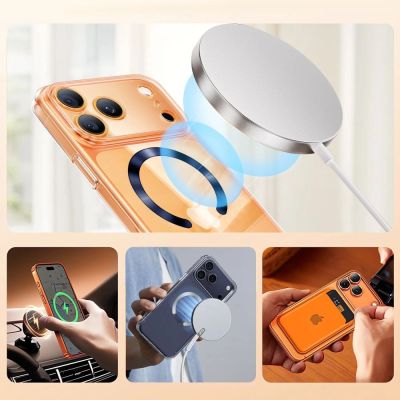 7. Pierścień magnetyczny Tech-Protect MMP-210 MagSafe 2-Pack - srebrny / granatowy