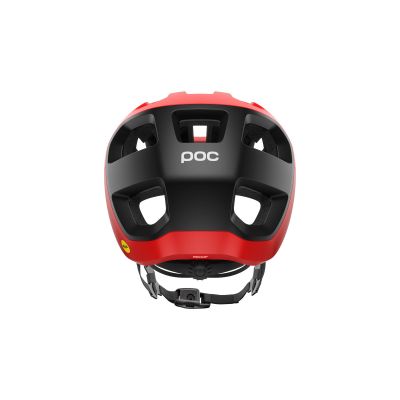 4. Kask rowerowy POC Cularis czerwono czarny