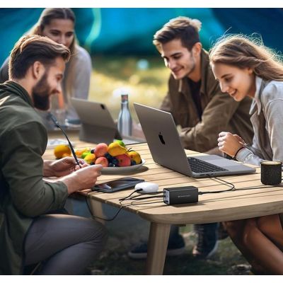 7. Conceptronic OZUL06BE ładowarka do urządzeń przenośnych Uniwersalne Czarny Prąd przemienny Szybkie ładowanie Wewnętrzna