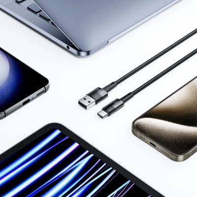 2. Kabel Tech-Protect UltraBoost USB-C / USB-C 66W 6A 1m - szary