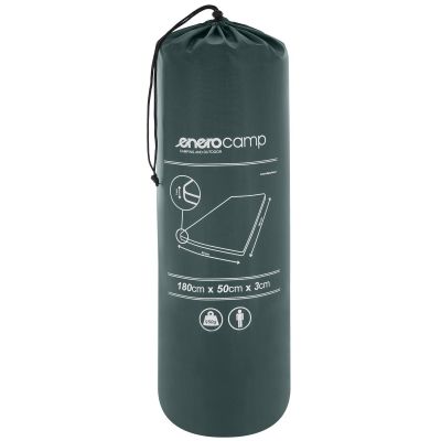 9. MATA SAMOPOMPUJĄCA TURYSTYCZNA MATERAC 180X50X3CM ZIELONA